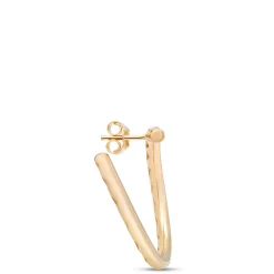 24MM Classic Diamond Hoop Earrings, ⅓ Total Carat Weight, 14K Yellow Gold Discount