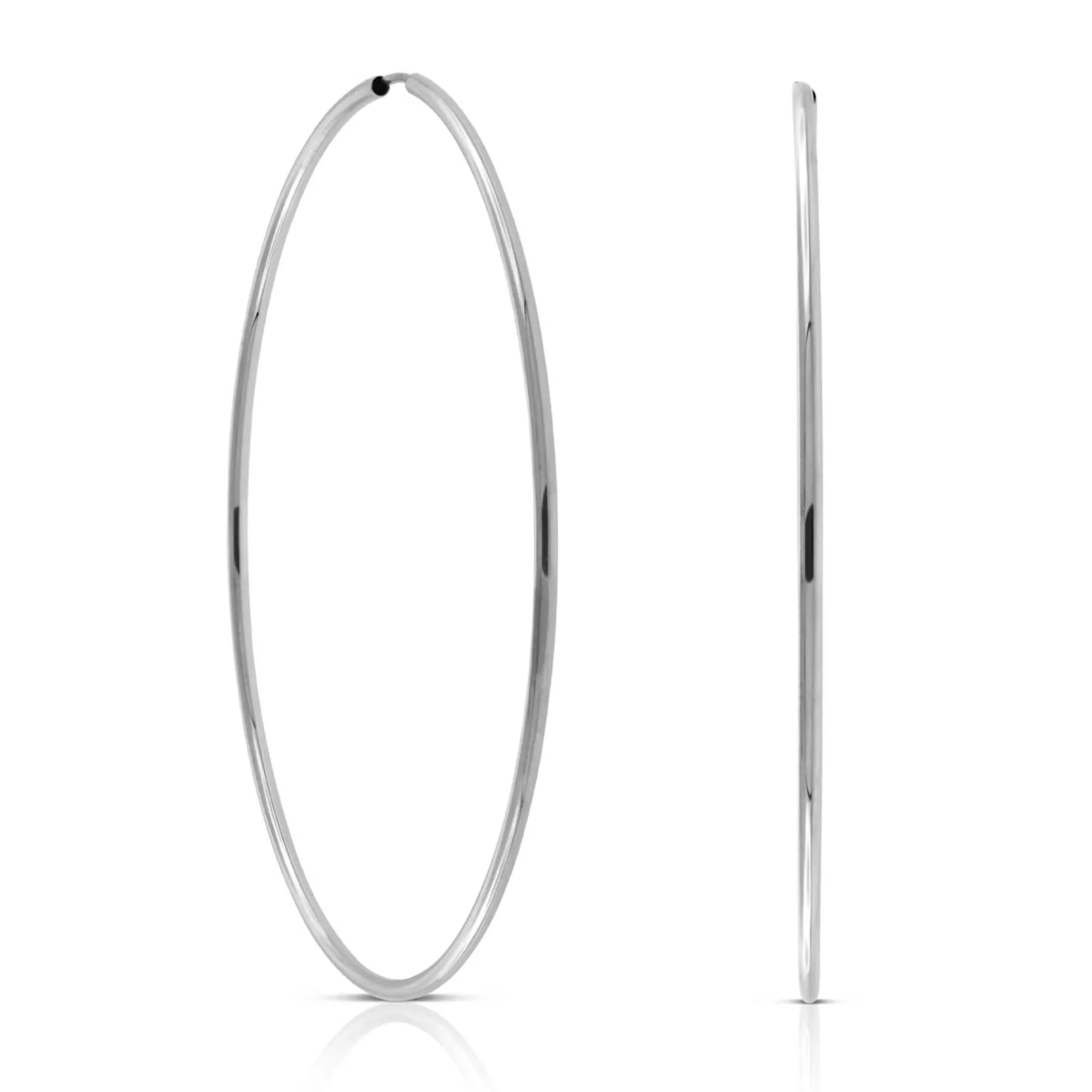 60MM Endless Hoop Earrings 14K Sale