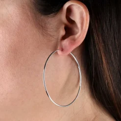60MM Endless Hoop Earrings 14K Sale