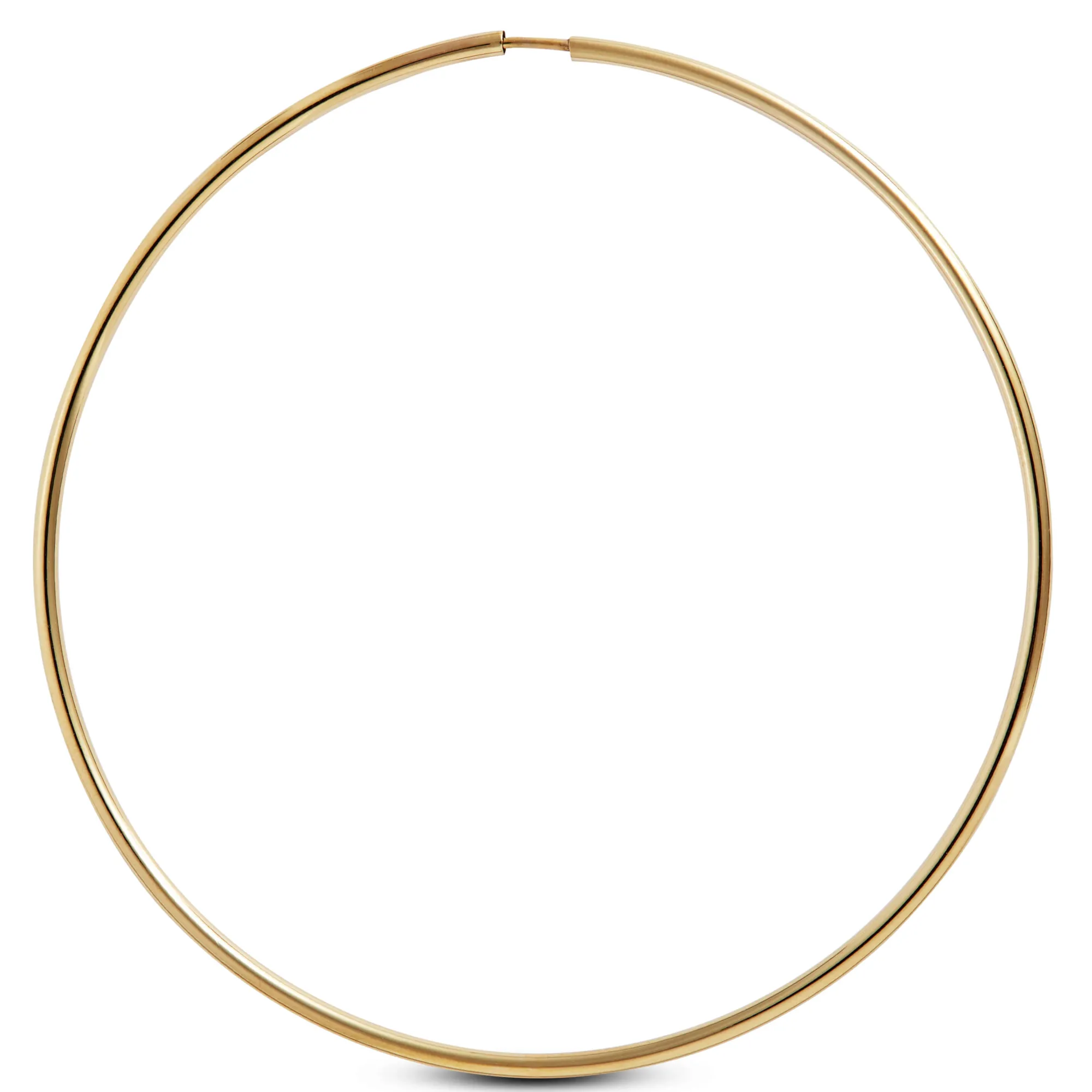60MM Endless Hoop Earrings 14K Clearance
