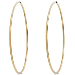 60MM Endless Hoop Earrings 14K Clearance