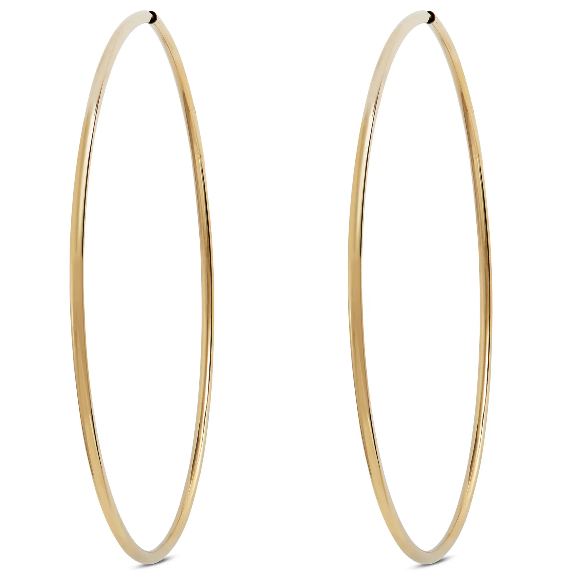 60MM Endless Hoop Earrings 14K Clearance