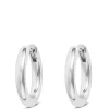 15MM Hoop Earrings in Sterling Silver New