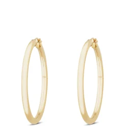 40MM Hoop Earrings 14K Outlet