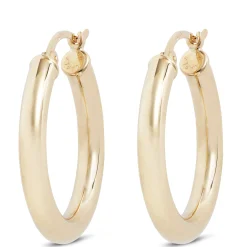 20MM Hoop Earrings, 14K Yellow Gold Clearance