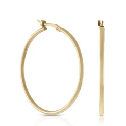 30MM Hoop Earrings, 14K Yellow Gold Outlet