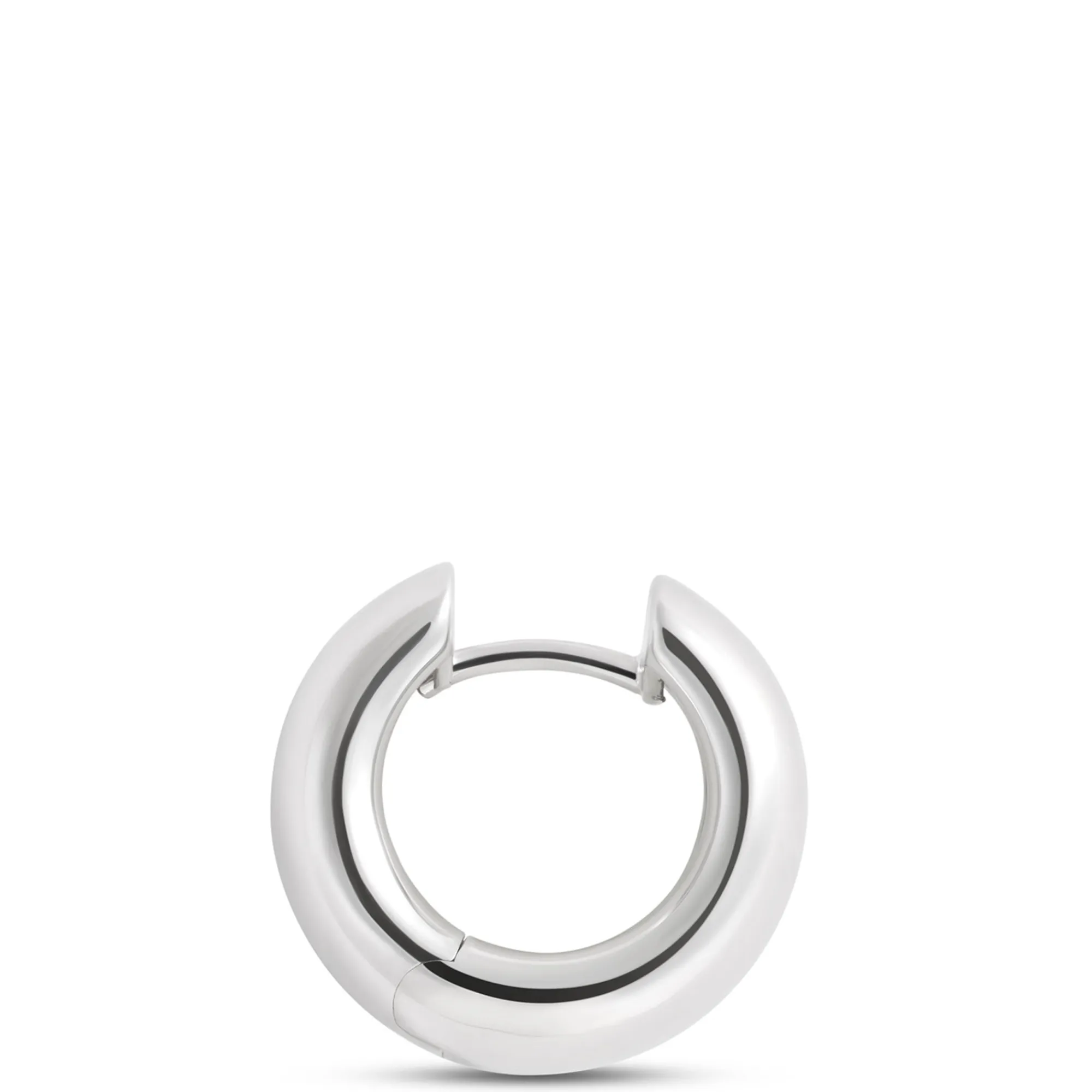 16.5MM Hoop Earrings, Sterling Silver Hot