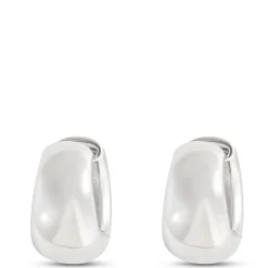 16.5MM Hoop Earrings, Sterling Silver Hot