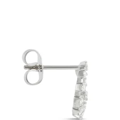 11MM Round Diamond Front to Back Earrings Best