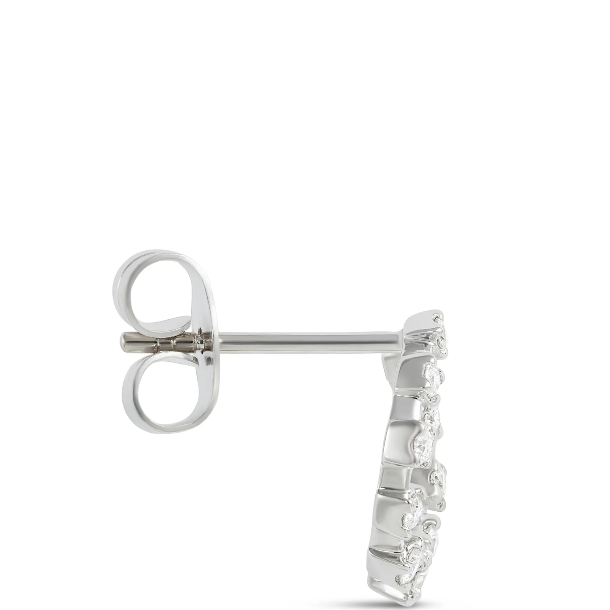 11MM Round Diamond Front to Back Earrings Best