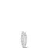 9MM Single Diamond Hoop Earring, 14K White Gold Hot