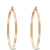 40MM Tube Hoop Earrings, 14K Yellow Gold Online