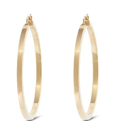 40MM Tube Hoop Earrings, 14K Yellow Gold Online