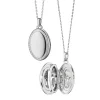 Monica Rich Kosann "Midi" Sapphire Locket in Sterling Silver Hot