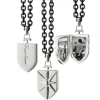 Monica Rich Kosann Sterling Silver Fearless Shield Locket Clearance