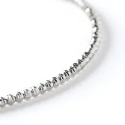 Mooncut Bead Bracelet, 14K White Gold Best