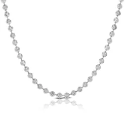 Moon Cut Bead Chain 14K, 24" Discount