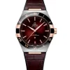 Omega Constellation Red Dial Watch, 41mm Clearance