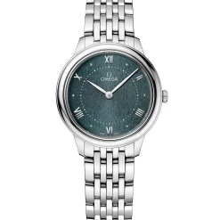 Omega De Ville Prestige Green Dial Watch, 30mm Discount