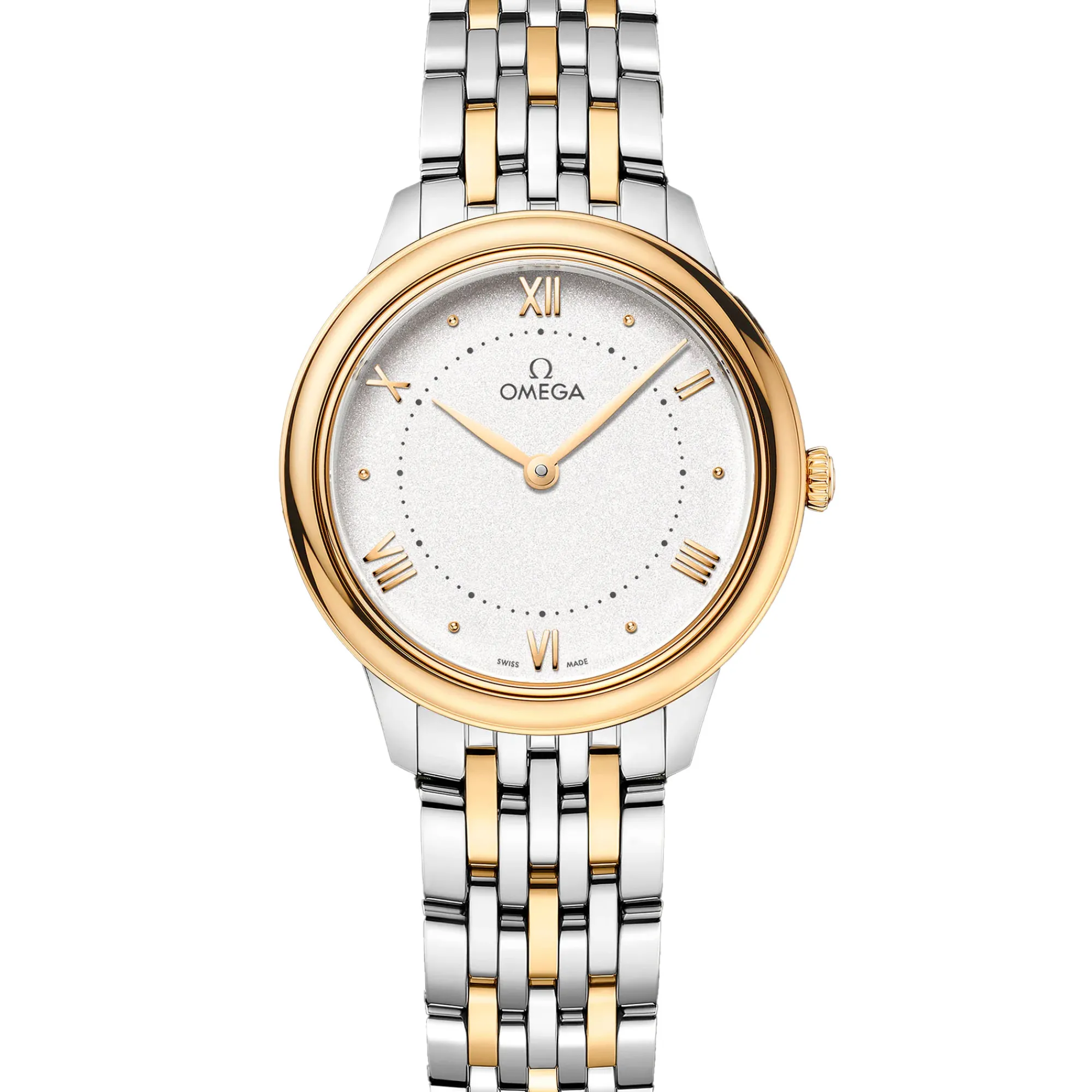 Omega Prestige De Ville Steel Silver Dial Watch, 30mm Sale