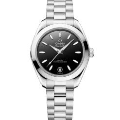 Omega Seamaster Aqua Terra 150M Black Dial Watch, 30mm Outlet