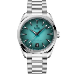 Omega Seamaster Aqua Terra 150M Turquoise Dial Watch, 38mm New