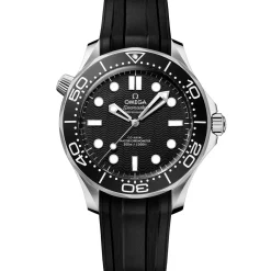 Omega Seamaster Diver 300M Black Dial Watch, 42mm Hot