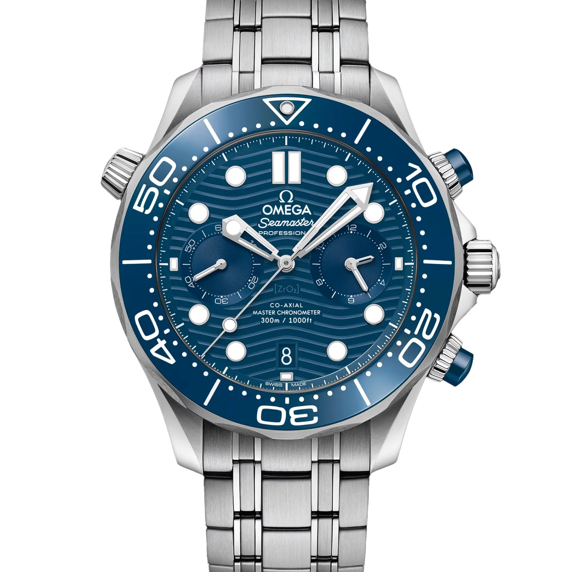 Omega Seamaster Diver 300M Steel Blue Dial Watch, 44mm Discount