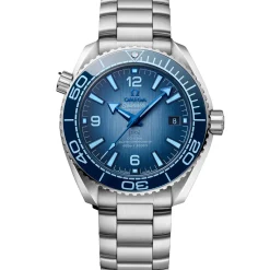 Omega Seamaster Planet Ocean Blue Dial Watch, 39.5mm Clearance