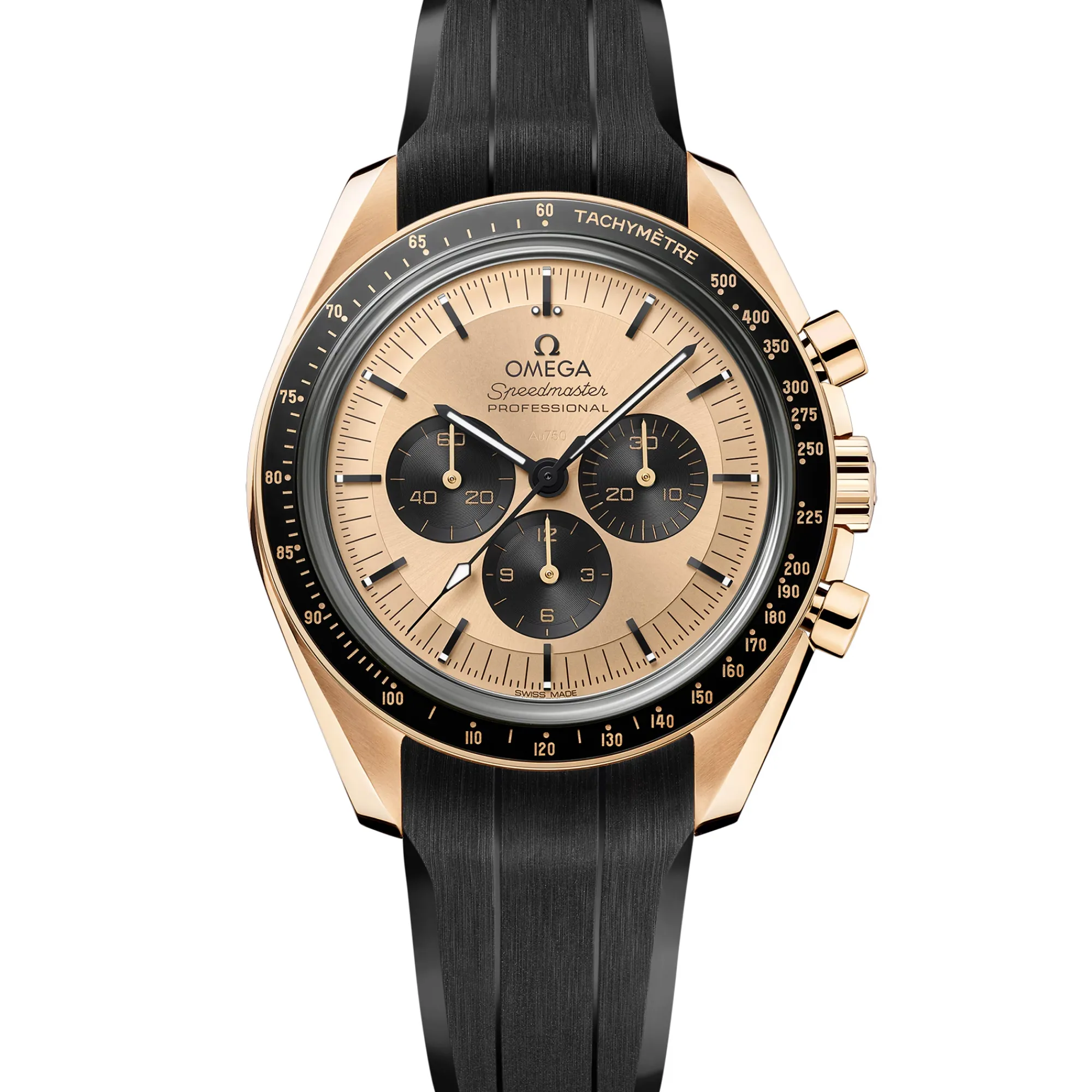 Omega Speedmaster Moonwatch Professional Yellow Dial Watch, 42mm Discount