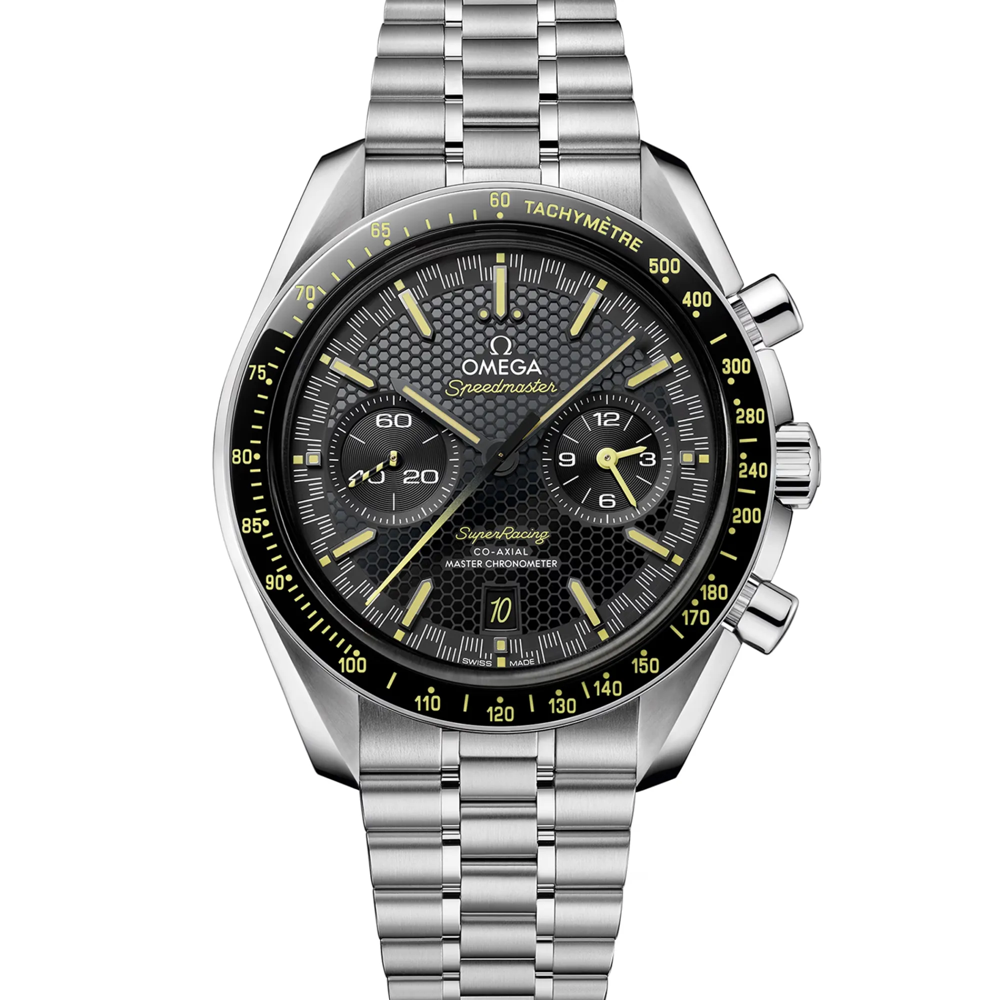 Omega Speedmaster Super Racing Black Dial Watch, 44.25mm New