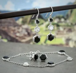 Onyx & Mother of Pearl Bracelet Clearance