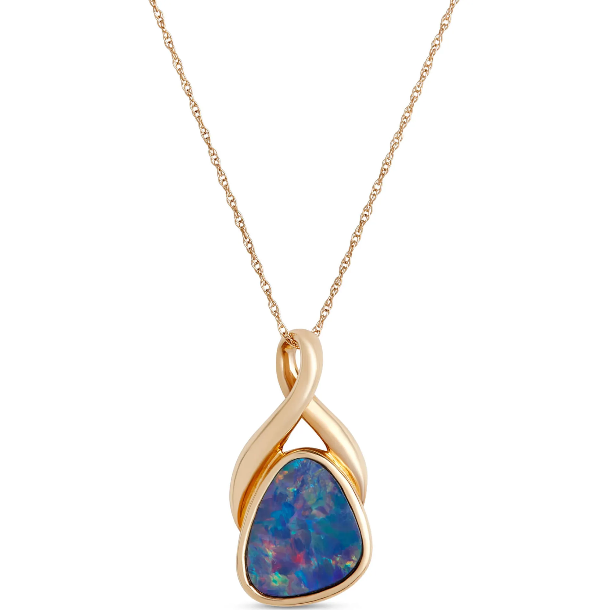 Opal Doublet Pendant 14K Online