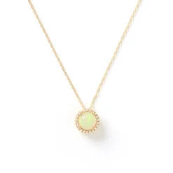 Opal Pendant Necklace, 14K Yellow Gold Online