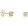 Opal Stud Earrings 14K Outlet