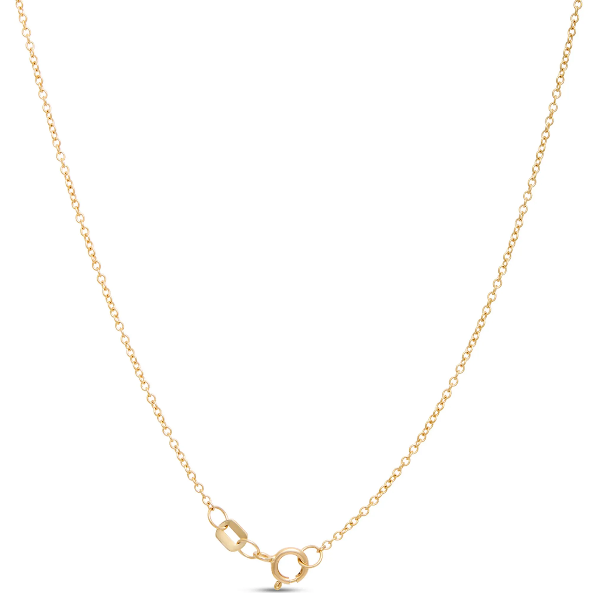 Open Center Circle Pendant with Diamonds, 1 Carat, 14K Yellow Gold Outlet