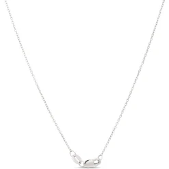 Oval Aquamarine Pendant, 14K White Gold Hot