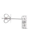 Oval Diamond Stud Earrings, 9/10 Total Carat Weight, 18K White Gold Discount