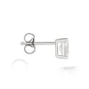 Oval Diamond Studs, 3/4 Carat Total Weight, 14K, White Gold Outlet
