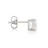 Oval Diamond Studs, 1 Carat Total Weight, 14K, White Gold Sale