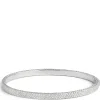 Toscano Oval Diamond Cut Bracelet, 14K White Gold Clearance