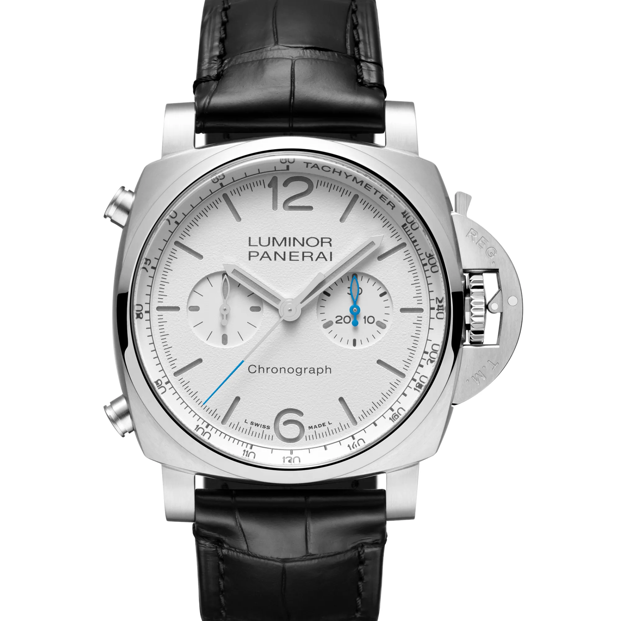 Panerai Luminor Chrono White Dial Watch, 44mm Discount
