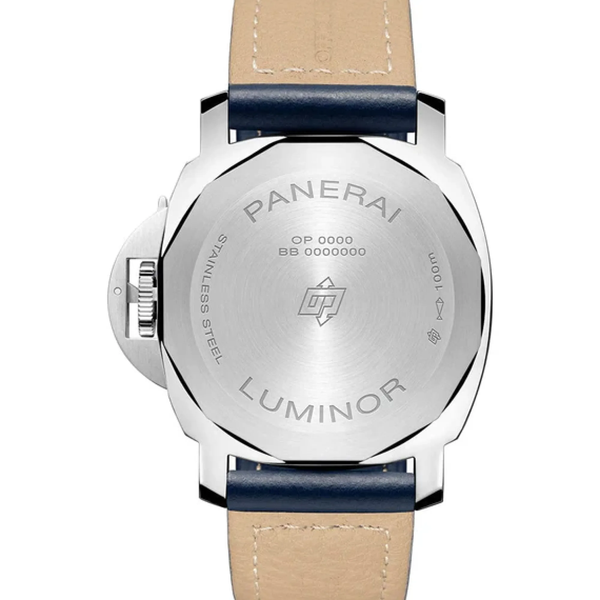 Panerai Luminor Logo Blue Dial Watch, 44mm Discount