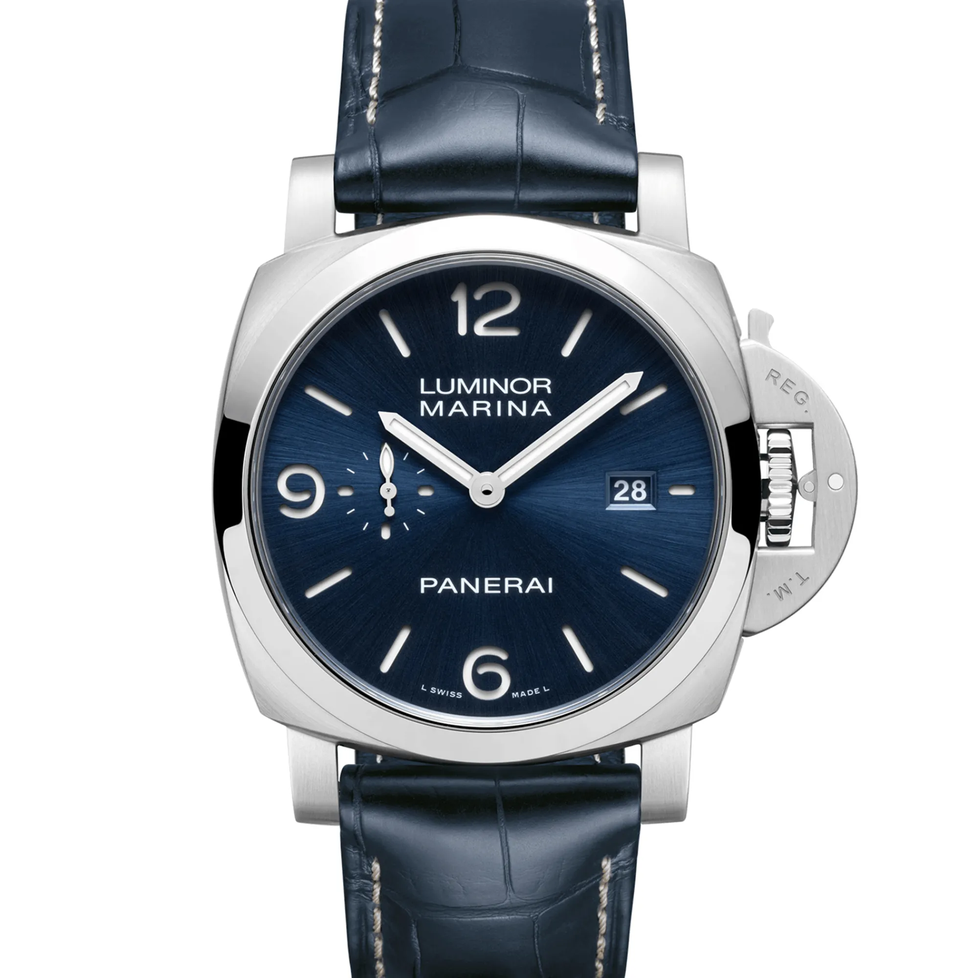 Panerai Luminor Marina Blue Dial Watch, 44mm Best
