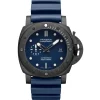 Panerai Submersible QuarantaQuattro Carbotech™ Blu Abisso Watch, 44mm Sale