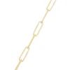 Paperclip Chain Necklace 14K, 18" New