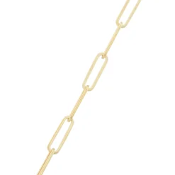 Paperclip Chain Necklace 14K, 18" New