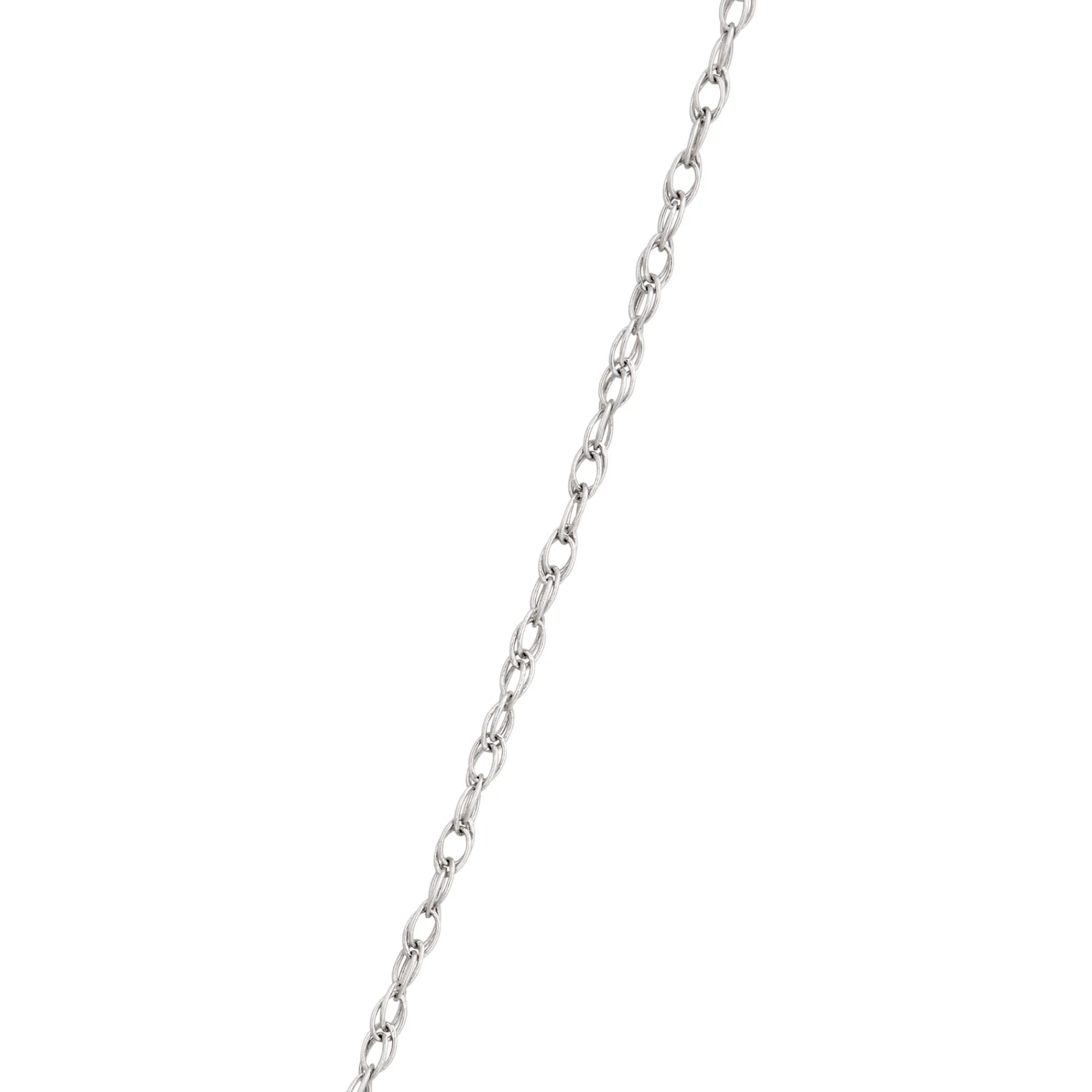Pearl and Blue Topaz Pendant Necklace, 14k White Gold Sale