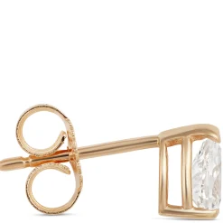 Pear-Shaped Diamond Studs, 1/2 Carat Total Weight, in 14K Yellow Gold Discount