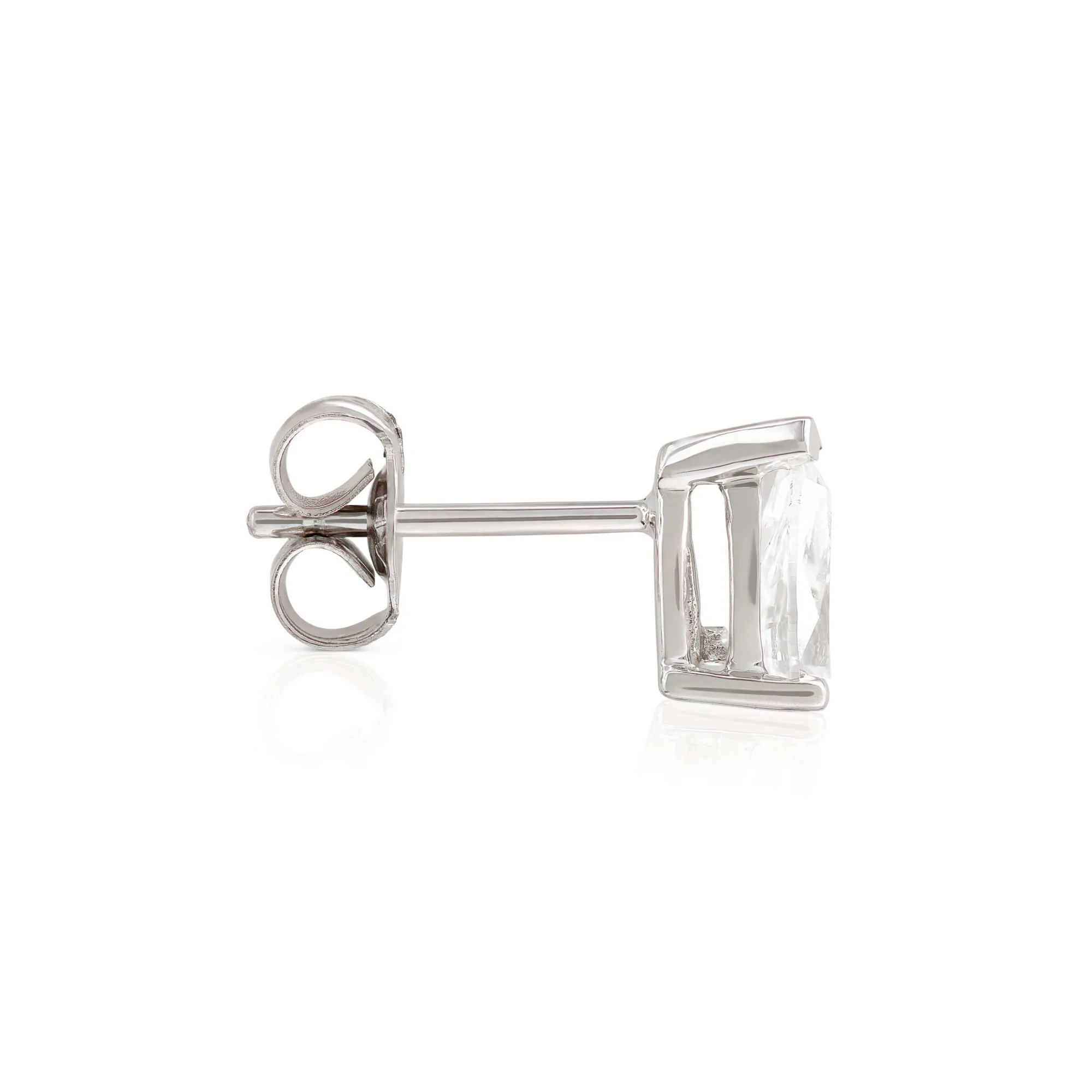 Pear-Shaped Diamond Studs, 3/4 Carat Total Weight, in 14K White Gold Outlet
